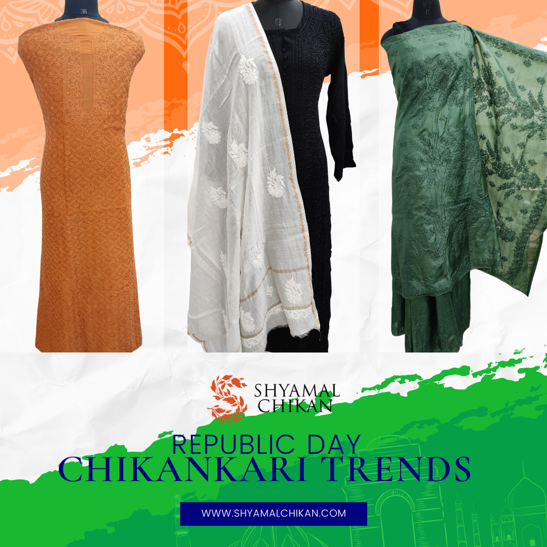 Chikankari Trends To Look Out For This Republic Day 2023! | Shyamal Chikan