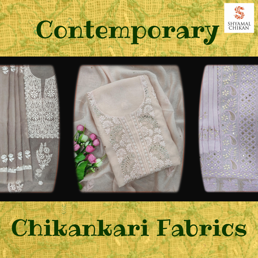 Shyamal Chikan brings the contemporary chikankari fabrics for you for upcoming festive season - 2022